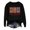 Black, variant on Women's Tops, Tees & Blouses Women Funny Letter Football Graphic Long Sleeve Pullover Sweatshirt Loose Fit No Hood Casual Fan Tops For Back To School Day Daily Vacation Outfits for Women