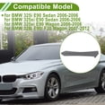 thumbnail image 3 of Cubierta de recorte de manija de panel de puerta del lado derecho trasero de Unique Bargains para BMW 325i E90 Sedan 2006-2006 No.51419150338 Gris, 3 of 6