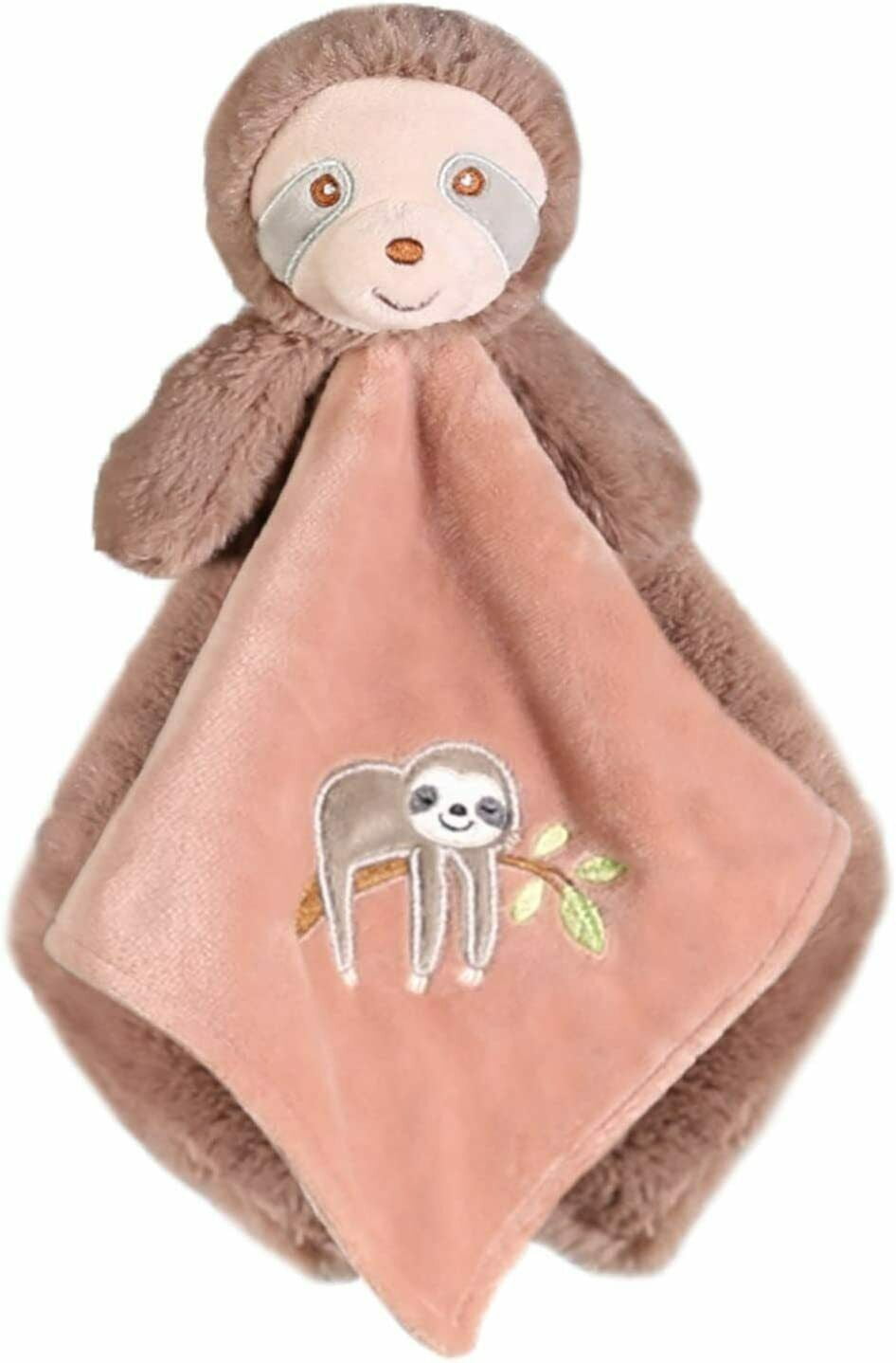 Baby Security Blanket Super Soft Plush Fabric Stitching Design Lovey
