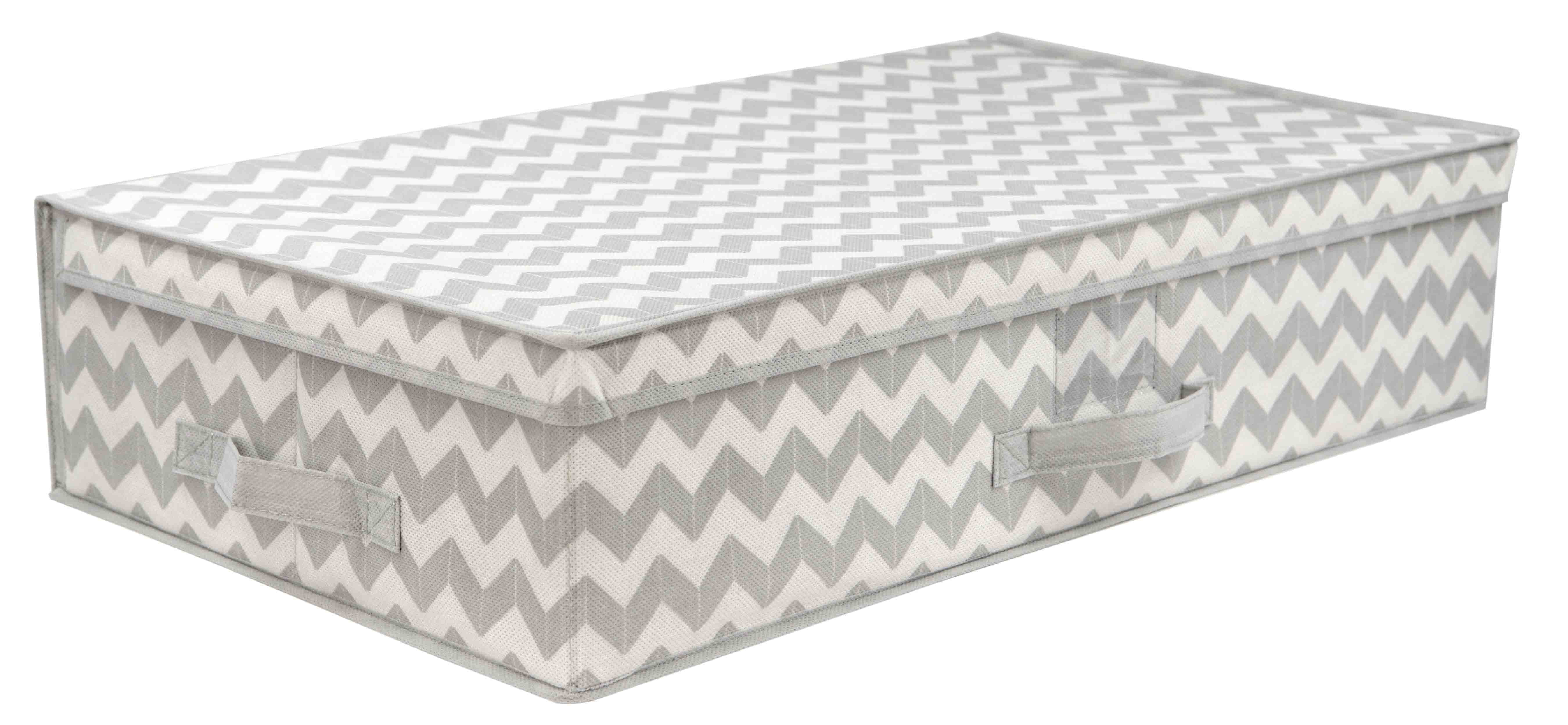 Home Basics Chevron UndertheBed Storage Box