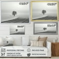 thumbnail image 4 of Designart "Wintery Landscape Snapshot II" Winter Landscape Floater Framed Canvas Prints, 4 of 5
