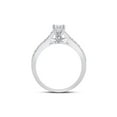 thumbnail image 3 of 14kt White Gold Round Diamond Bridal Wedding Ring Band Set 3/4 Cttw, 3 of 4
