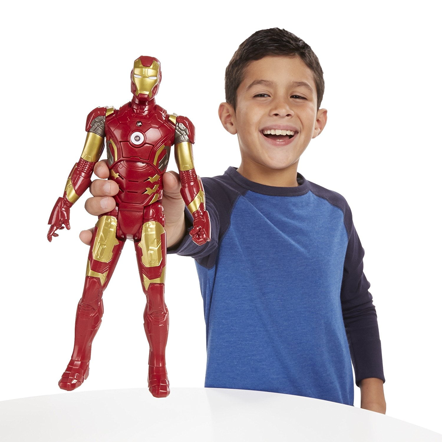 NUOVO Marvel Avengers Age of Ultron IRON MAN MARK 43 Titan Hero figura elettronico