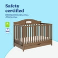 thumbnail image 4 of Graco Story 5-in-1 Convertible Baby Crib with Drawer and Reversible Headboard, Hazelnut, 4 of 16