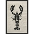 thumbnail image 3 of "Lobster Contour" Framed Painting Print, 3 of 5