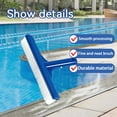 thumbnail image 4 of Heavy-Duty Portable Swimming Pool Wall Brush with Ergonomic Handle for Efficient Algae Removal and Tile Scrubbing, Ideal for Residential and Commercial Pool Maintenance NAJKZA | Blue, 4 of 9