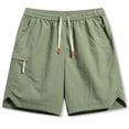 thumbnail image 6 of EOYWHK Mens Basketball Shorts Quick Dry with Pockets Elastic Waist Mens Active Shorts Soft Lightweight Breathable for Workout Training Green, Size XXL, 6 of 8