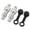 2 silver, variant on Disc Brake Exhaust Bolts Motorcycle Brake Caliper Bleed Screw With Dust Caps