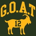 thumbnail image 2 of Green Bay Goat - Football Sports T Shirt - Small - Forest, 2 of 5