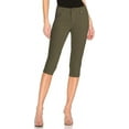 thumbnail image 2 of Hybrid & Co. Women's 17 inch Butt Lift Super Comfy Stretch Denim Capri Jeans, 2 of 6