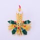 thumbnail image 2 of Moda Nueva Retro Navidad Holly Hojas Crystal Broches Pins Holiday Party Gifts Yuyangstore Broche, 2 of 8