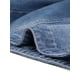 thumbnail image 5 of Allegra K Chaleco de mezclilla para mujer, chaqueta desgastada sin mangas con cuello doblado y perlas Azul S, 5 of 5