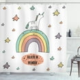 thumbnail image 1 of Ambesonne Unicorn Shower Curtain, Rainbow Colorful Stars, 69"Wx75"L, Multicolor, 1 of 3