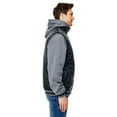 thumbnail image 3 of Burnside - Nylon Vest with Fleece Sleeves - 8701, 3 of 3