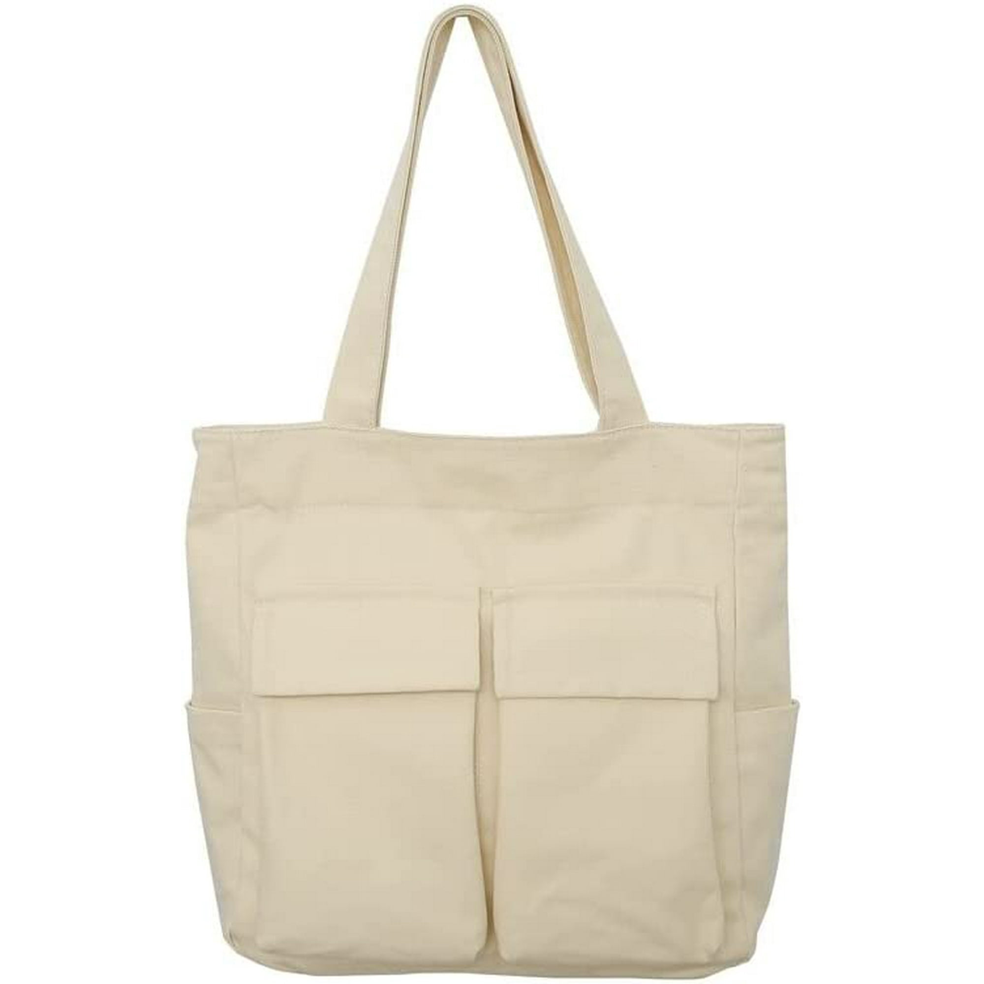 PIKADINGNIS Fashion Hobo Shoulder Bag for Women Men Retro Canvas Casual  Crossbody Bags Purse 