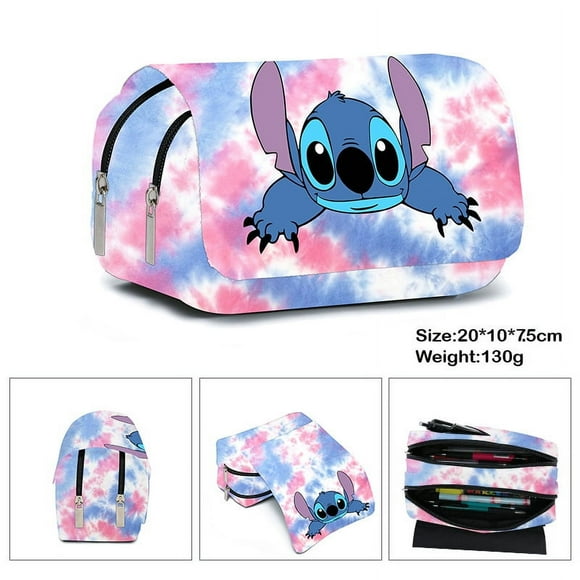 AFeng With Ear MINISO Disney Anime Cartoon Stitch Stitch Three-piece School Bag Primary and Secondary School Students Backpack