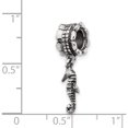 thumbnail image 3 of Sterling Silver Reflections Seahorse Dangle Bead (22.73 X 5.45) Made In Thailand qrs499, 3 of 5