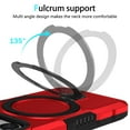 thumbnail image 3 of 3-in-1 [Magnetic+Kickstand+Ring Holder] for iPhone 16 Pro Case with Stand Ring Holder,Compatible with MagSafe, Military Shockproof Protective Kickstand Phone Case iPhone 16 Pro Cover,Red, 3 of 13