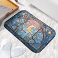 thumbnail image 6 of 1pc Stained Glass Window Absorbent Non-Slip Bathroom Thickened Flannel Rug Decor,Soft,Quick Drying,Suitable For Indoor/outdoor Use,Bathrooms,Bedrooms,Kitchens,Terrace,Laundry Rooms,16"x24", 6 of 9