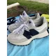 thumbnail image 3 of NEW BALANCE 327 SEA SALT SNEAKERS SHOES WHITE BLACK GREY womens SIZE 6.5, 3 of 5