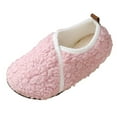 thumbnail image 2 of SKIYLEVZ Fuzzy Slippers for Women Cozy Flat Platform House Slippers with Comfortable Soft Arch Fleece Lined Slipper Slip On Footwear Winter Fashion Home Slipper, 2 of 7