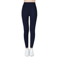 thumbnail image 3 of Ma Croix Womens Compression Waistband Exercise Stretch Gym Leggings, 3 of 5