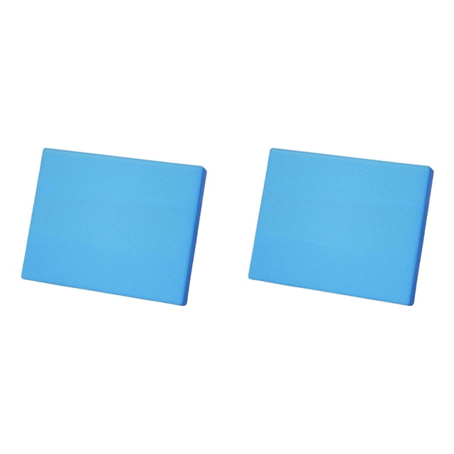 YWIYIUD 2PCS 11.81x7.87inch Blue Exercise BalancePad Suitable for Adults Home Exercise Portable and Durable Thickened BalanceCushion for Core and Stability Training