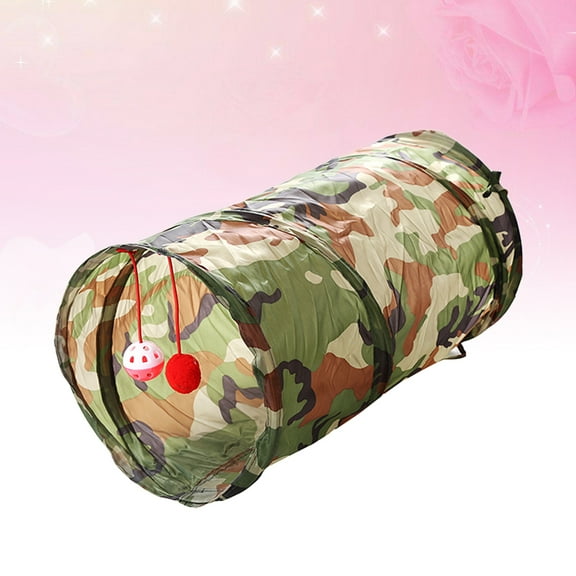 Raindrops  Cat Toy Tunnel Bed for Indoor Cats Folded Tunnels Pet Supplies