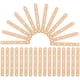 thumbnail image 1 of 150 palitos de madera para manualidades, sin terminar, con agujeros, para depilar y depresores de lengua, para manualidades, proyectos de arte., 1 of 8