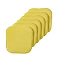 thumbnail image 4 of Premium Memory Foam Non-Slip Ultra Soft Chenille Surface Chair Pad Cushion - Yellow, 4 of 5