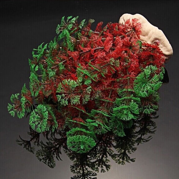 Cheers.US Large Aquarium Plants Fish Tank Plastic Fake Plant Grass Decoration Ornament Plants Decoration Ornament