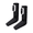 Leg and Foot Massager (Black, for both legs), variant on Portable Air Compression Leg Massager with Integrated Thermal Heating, Adjustable Wrap-Around Calf Relaxer with 3 Intensity Levels and Rechargeable Battery for Daily Home Use