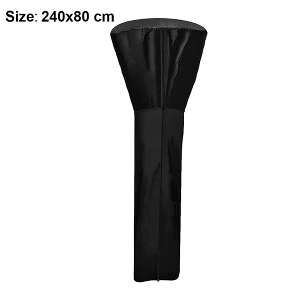 Garden Patio Heater Cover 210D Oxford Fabric Heavy Duty Waterproof Patio Heater Covers for Round Standup Outdoor Heater, 47/86*241cm,gticphyj1019