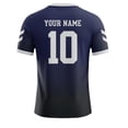 thumbnail image 7 of WAYUTE Men's USA Soccer T-Shirt DIY Name Number Short Sleeve Crew Neck Tee with Stylish Pattern Patriotic Color Sporty Casual Top Dailiy Wear, 7 of 7