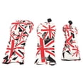 thumbnail image 4 of Golf Head Cover, Internal Plush British Flag Waterproof Golf Club Head Cover 3Pcs For Outside, 4 of 8