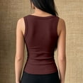 thumbnail image 5 of Womens Sleeveless Scoop Neck Tank Tops Summer Racerback Workout Top Ribbed Knit Slim Fit Basic 2026 Casual Clothes, M, 5 of 6