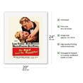 thumbnail image 2 of The Bad and the Beautiful - Starring Kirk Douglas and Lana Turner - Vintage Film Movie Poster c.1952 - Fine Art Rolled Canvas Print 16in x 20in, 2 of 4