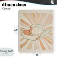 thumbnail image 4 of Stupell Industries Modern Sunburst & Cowboy Hat Canvas Art, 36 x 48, by The Prints Vibe, 4 of 8