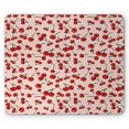 thumbnail image 1 of Cherry Mouse Pad, Summer Pattern of Repeating Fruit in Irregular Order Scattered Layout, Rectangle Non-Slip Rubber Mousepad, Pale Salmon Vermilion, by Ambesonne, 1 of 2