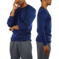 thumbnail image 3 of ToBeInStyle Men's Medium Weight Long Sleeve Waffle Knit Classic Thermal Shirt, 3 of 7