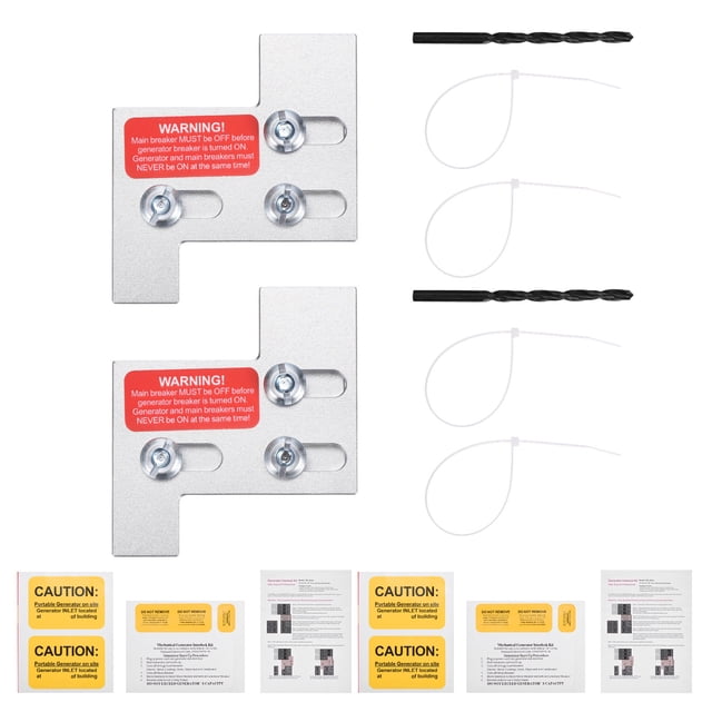 Kit de interbloqueo de generador Uxcell de 2 paquetes, panel GE200 150/200A, espaciado de 1"-1/4" para control de generador