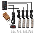 thumbnail image 1 of Luz estroboscópica de advertencia con control remoto inalámbrico de alta potencia, luz lateral para camión, luz de red mediana de 4 LED, de una a cuatro, 1 of 5