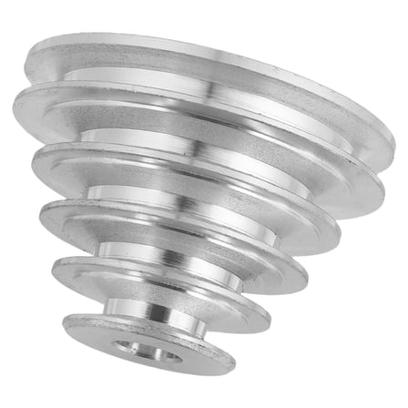 Masteelf Small Drill Press Pulley Accessories Aluminum Wheel Belt Pulley Metal Transmission Wheel For Mini Drill Press Vice Bore Step Motor