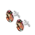 thumbnail image 2 of Easter Men's Cufflinks for Formal Attire, Made of Stainless Steel, Ideal for Business Events, 2 of 6
