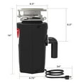 thumbnail image 3 of American Standard Slim-Line 1.25HP Garbage Disposer, 3 of 5