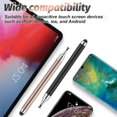 thumbnail image 2 of Tablet Pen for All Tablets - 2 Pieces - Silicone Touch Screen Pen - Rubber Nib + Disk - Stylus Pen - No Charging Required - Capacitive Tablet Pen - Compatible with All Tablets and Mobile Phones, 2 of 6