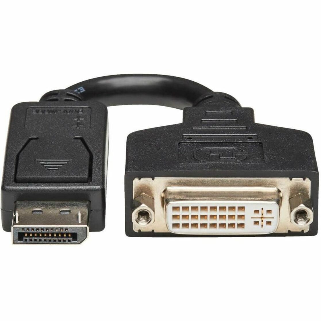 Tripp Lite 6in Displayport to DVI Adapter Video Converter DP-M to DVI-I-F 6" - Display adapter - DisplayPort (M) to DVI-I (F) - 5.9 in - molded