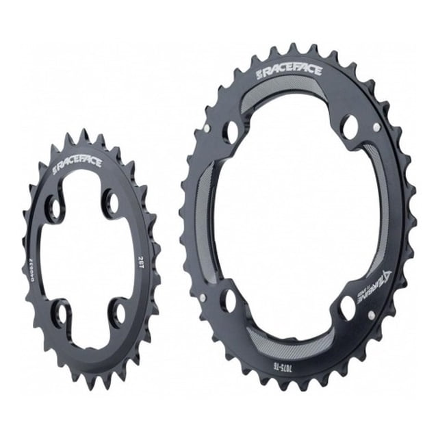 Plato Biela Chainring Set 2x11 (64x104mm)turbine 28/38 B Race Face TURBINE 28/38 B