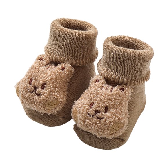 Venzia Warm Winter Baby Shoes Cartoon Bear Shape Cute Baby Shoes Baby Soft Sole Shoes Lovely Newborn Footwear