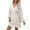 White, variant on Summer Beach Lightweight Side Bikini Cover Up For Seaside Sun Swimwear Beachwear Resort Wear, S, Black
